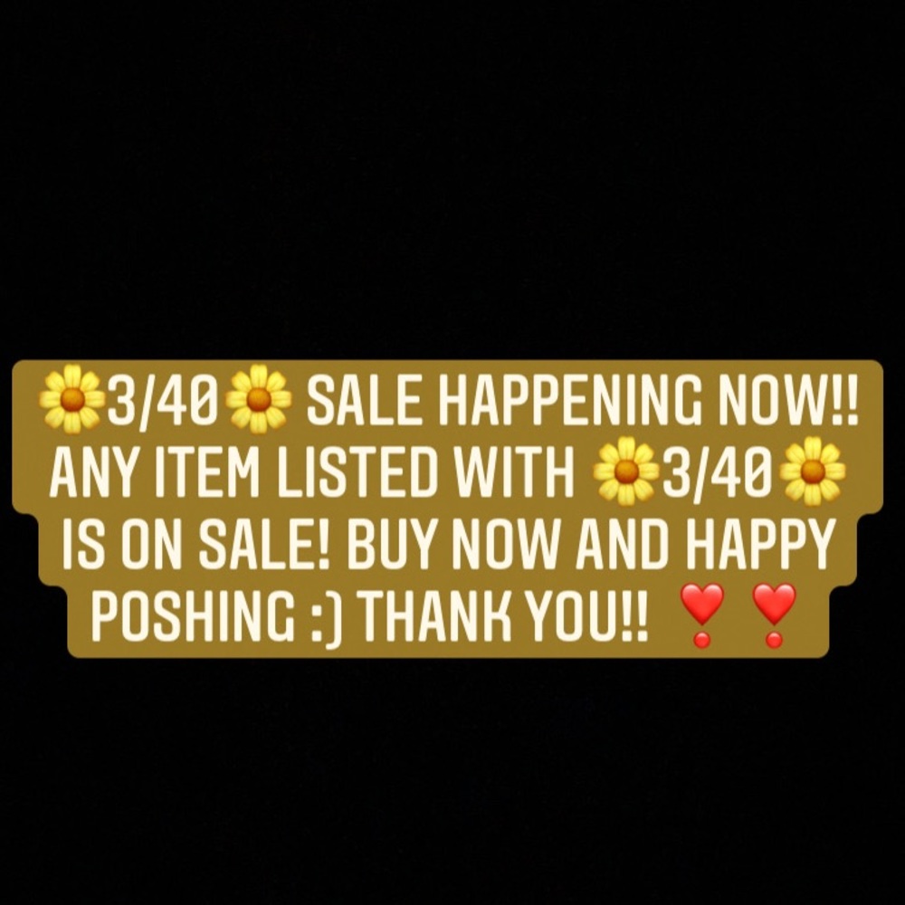 🌼3/40🌼 SALE HAPPENING NOW
